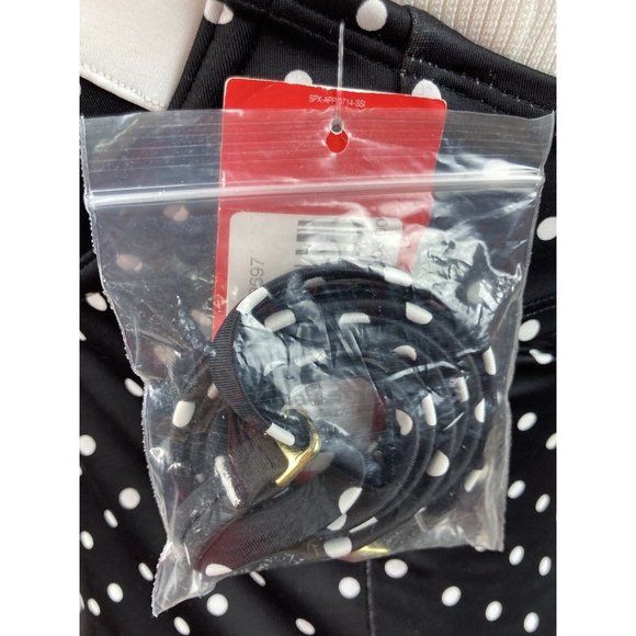 *New Spanx Retro Dresskini Polka Dot Swim Underwire Molded Cups Tankini Top-6 - Picture 13 of 13